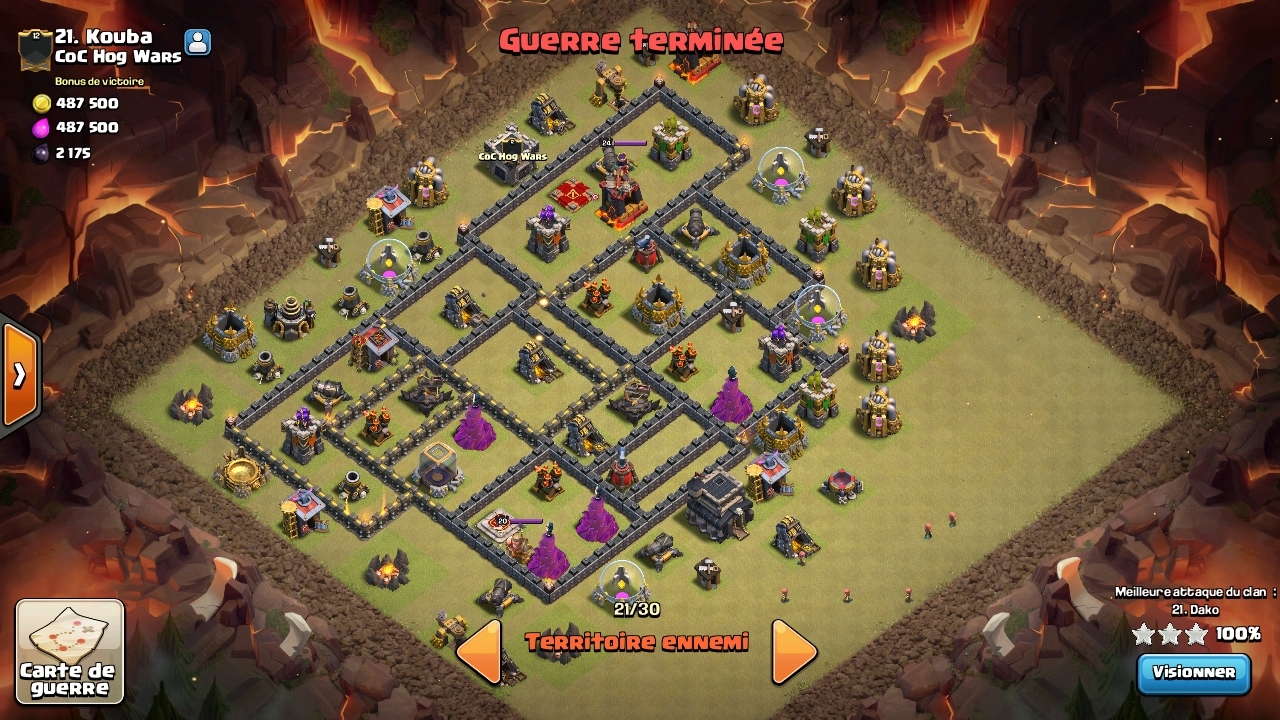 Anti 3 hdv 9 - CoC Hog Wars 21