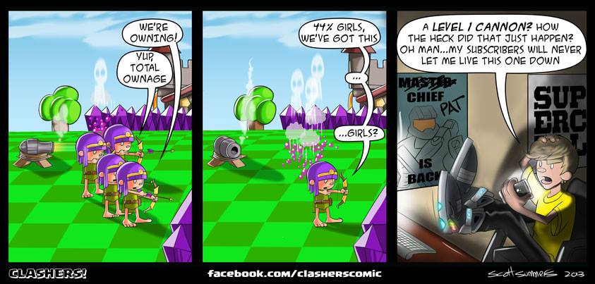bd scott summers clash of clans archer canon