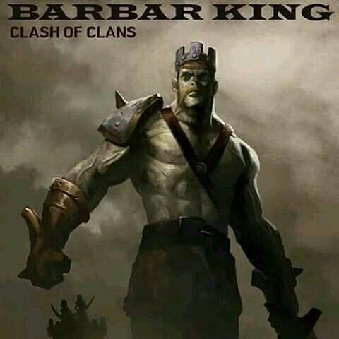 fan art king barbarian clash of clans