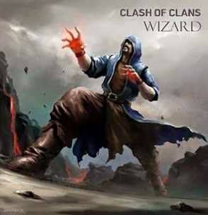 fan art wizard clash of clans