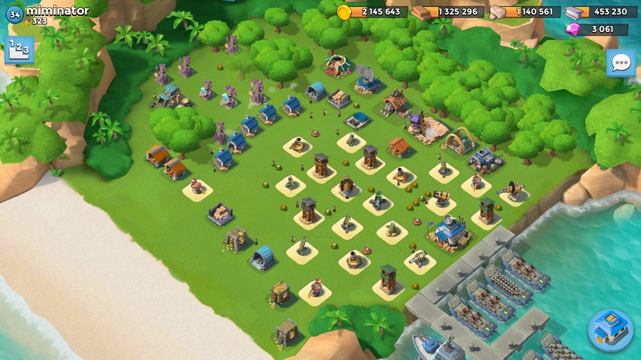 QG 14 Base Miminator Boom Beach