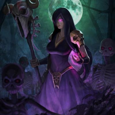 Sorcière Clash Royale fan art