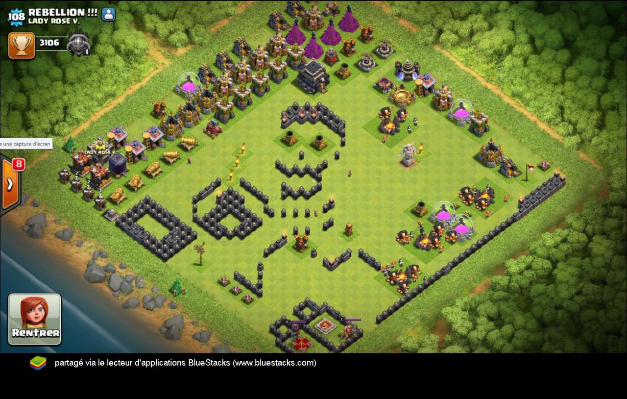 Village fun sapeur CoC