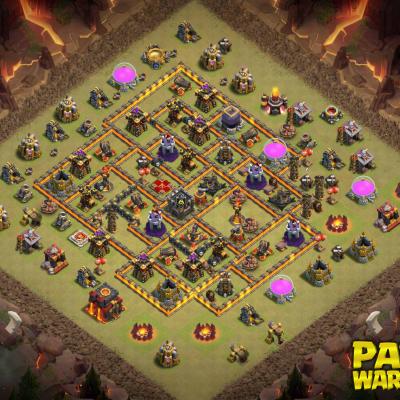 WAR BASE TH10 PAPYS WARRIORS 2