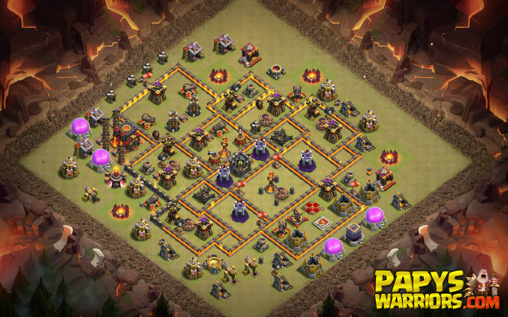 WAR BASE TH10 PAPYS WARRIORS 3