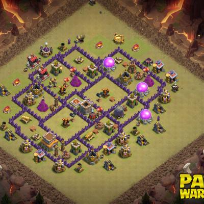 WAR BASE TH8 PAPYS WARRIORS 3