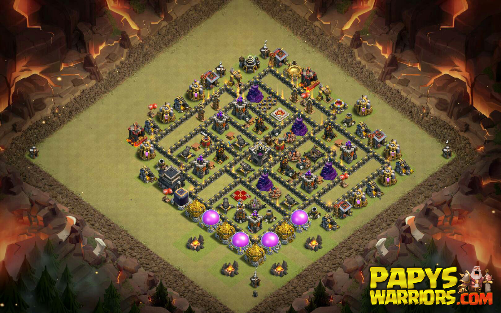 WAR BASE TH9 PAPYS WARRIORS 10