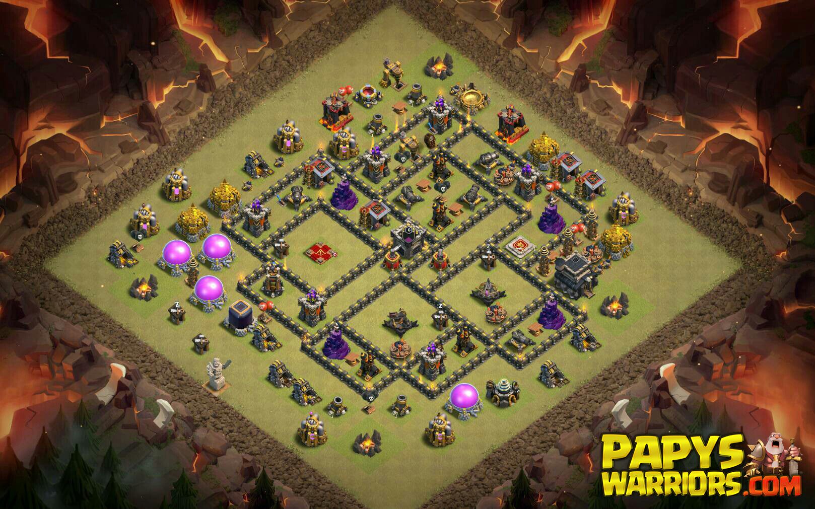 WAR BASE TH9 PAPYS WARRIORS 11