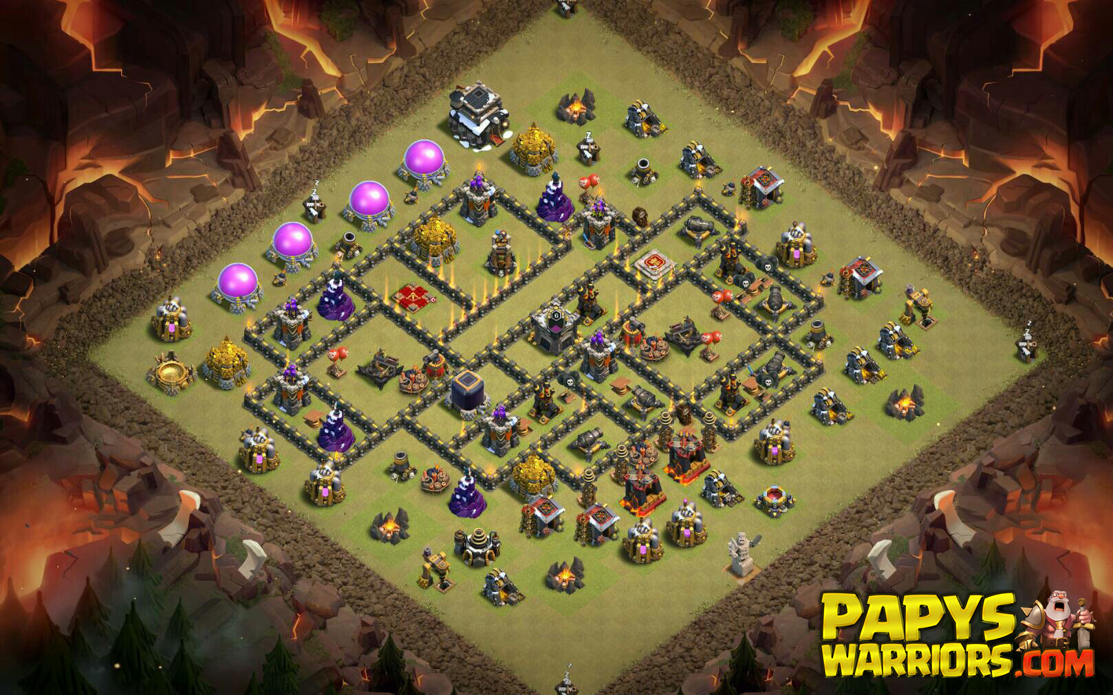 WAR BASE TH9 PAPYS WARRIORS 12