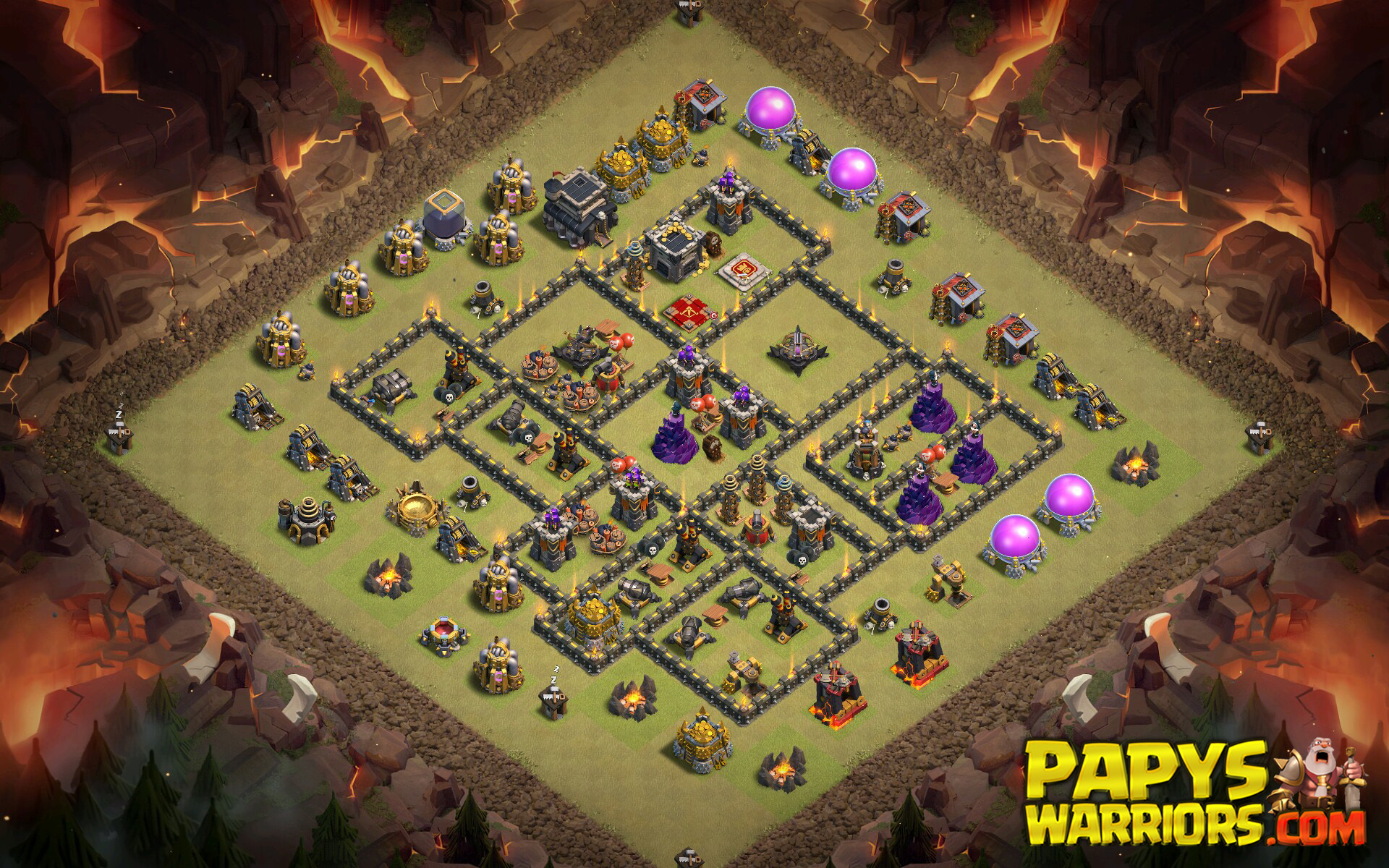 WAR BASE TH9 PAPYS WARRIORS 13