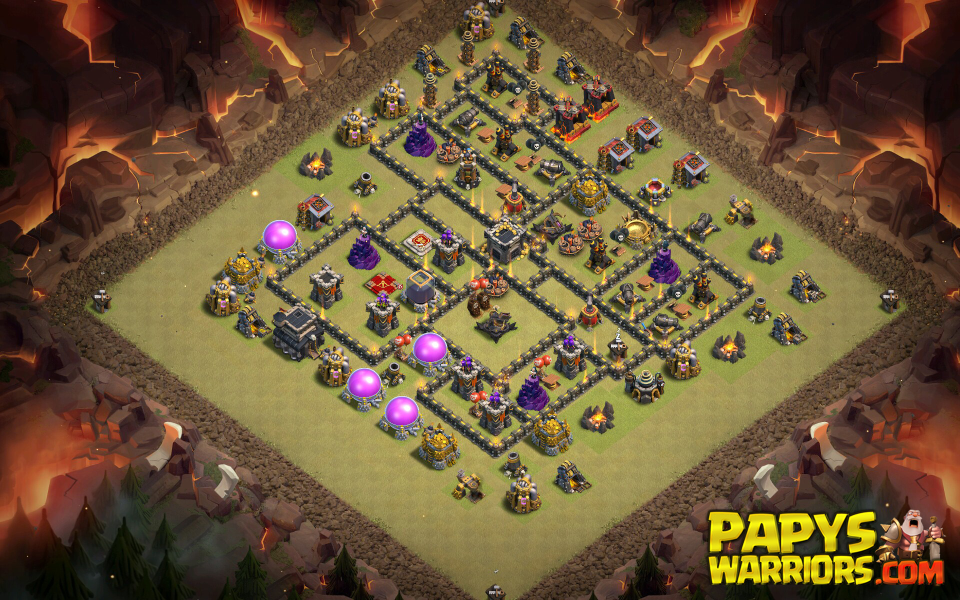 WAR BASE TH9 PAPYS WARRIORS 14