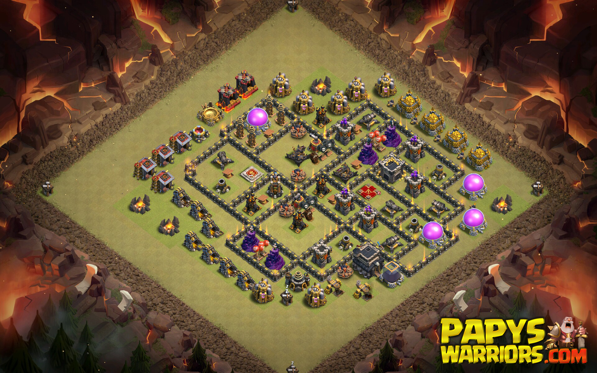 WAR BASE TH9 PAPYS WARRIORS 15