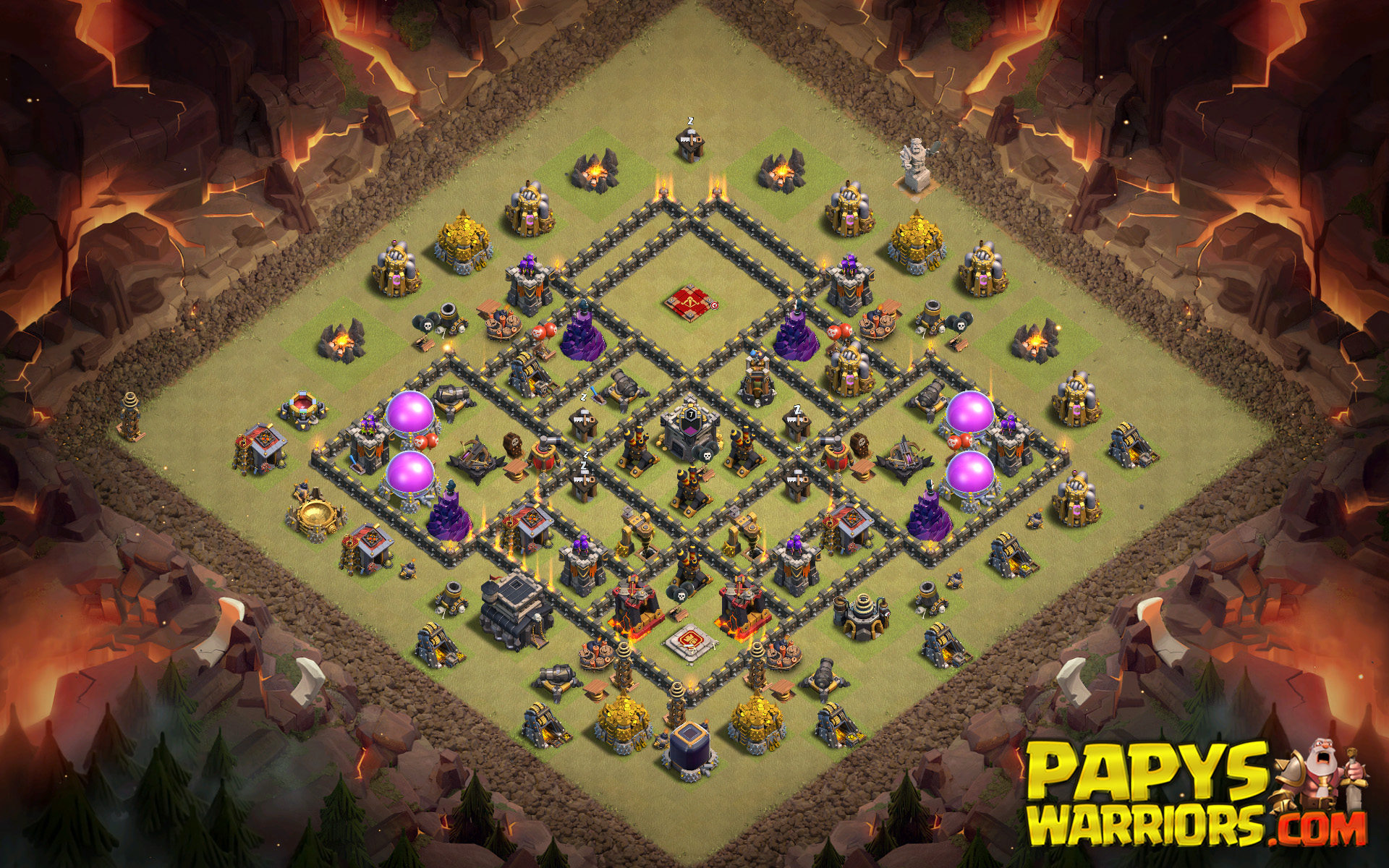 WAR BASE TH9 PAPYS WARRIORS 16