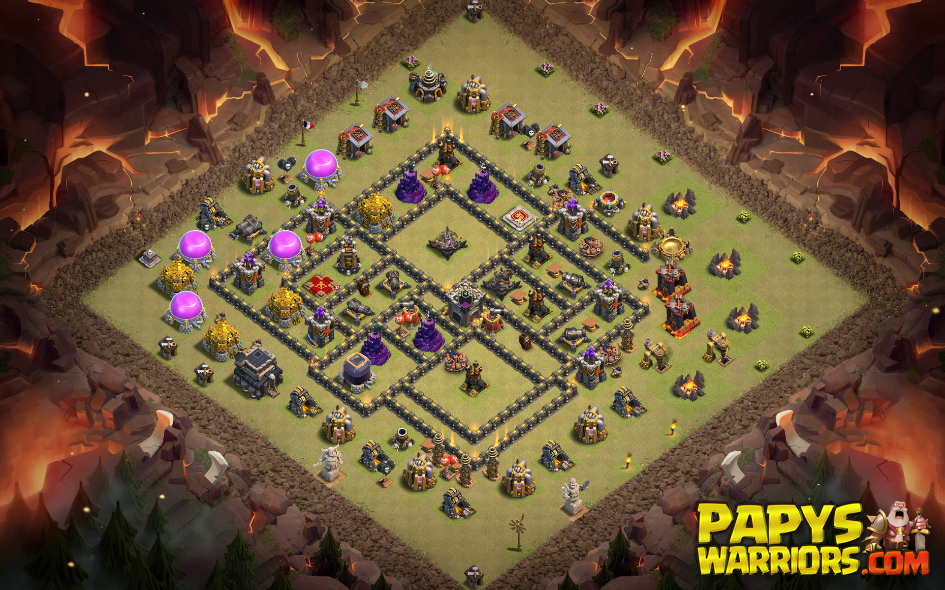 WAR BASE TH9 PAPYS WARRIORS 17