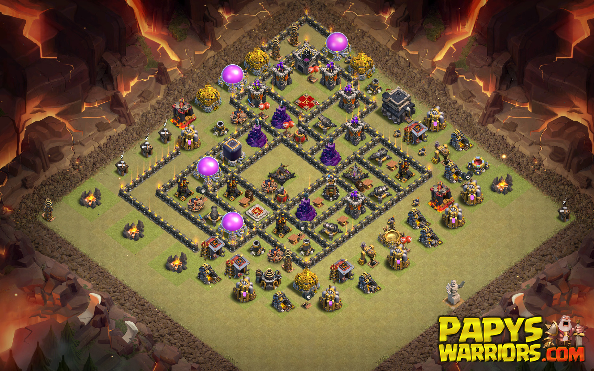 WAR BASE TH9 PAPYS WARRIORS 19