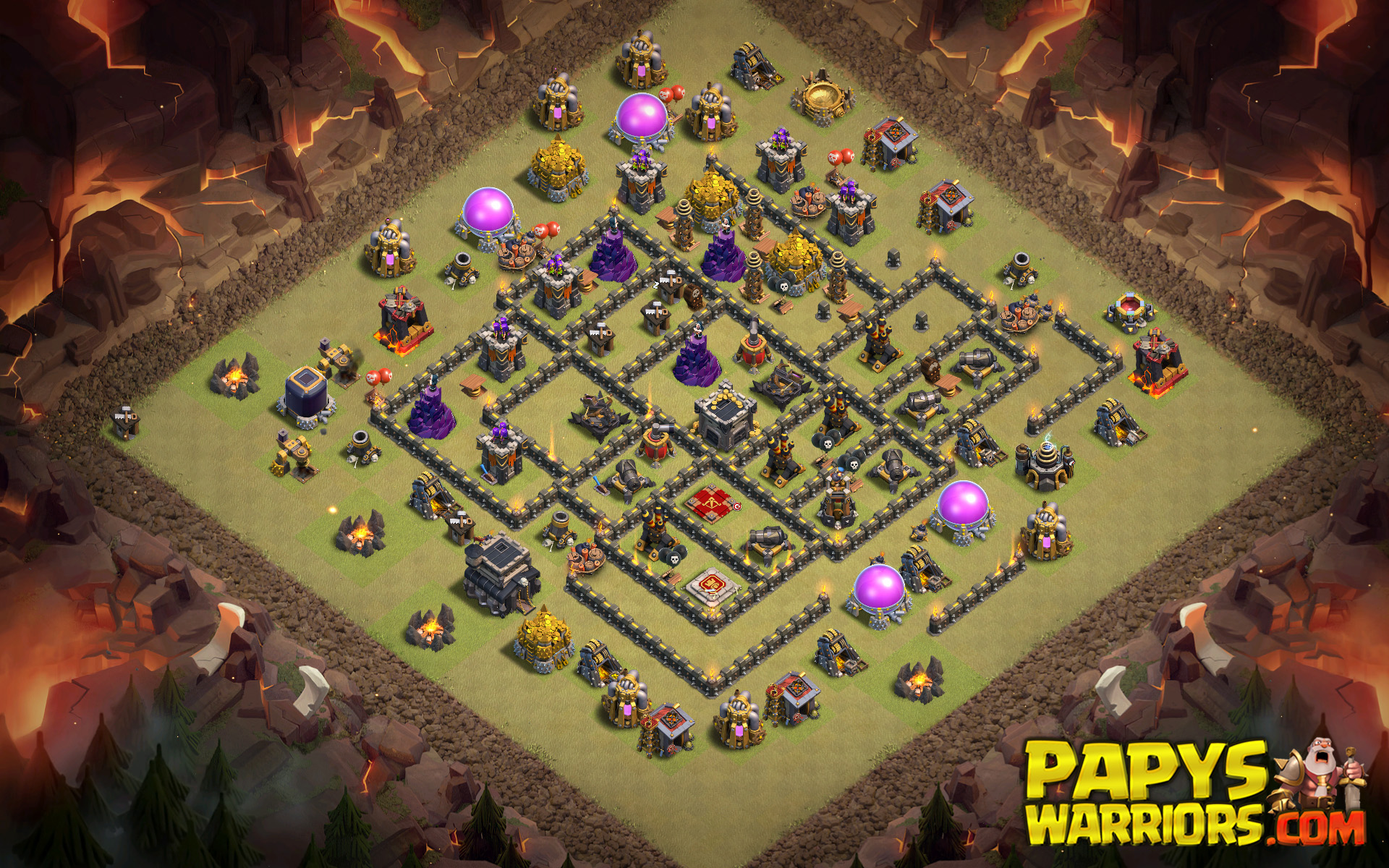 WAR BASE TH9 PAPYS WARRIORS 21