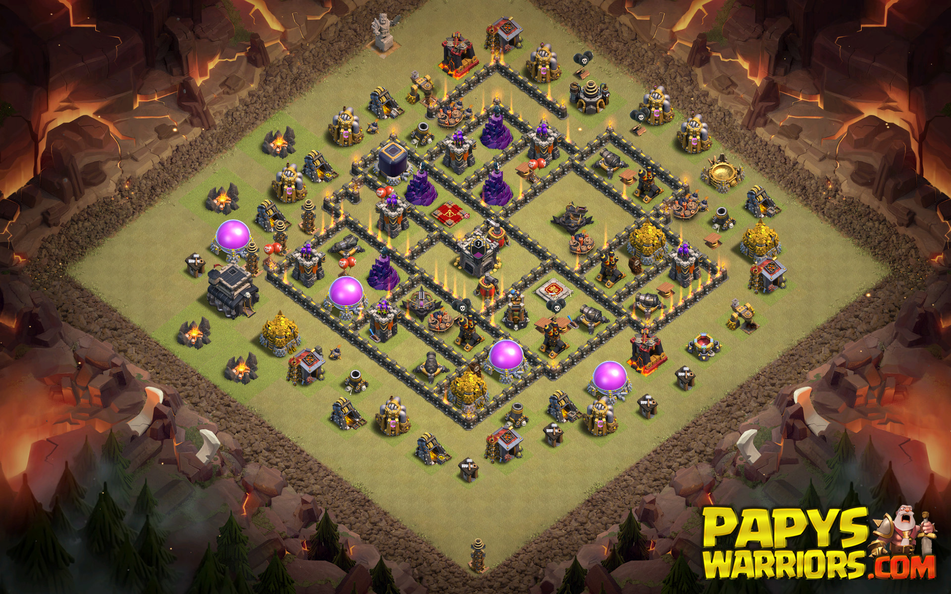 WAR BASE TH9 PAPYS WARRIORS 22