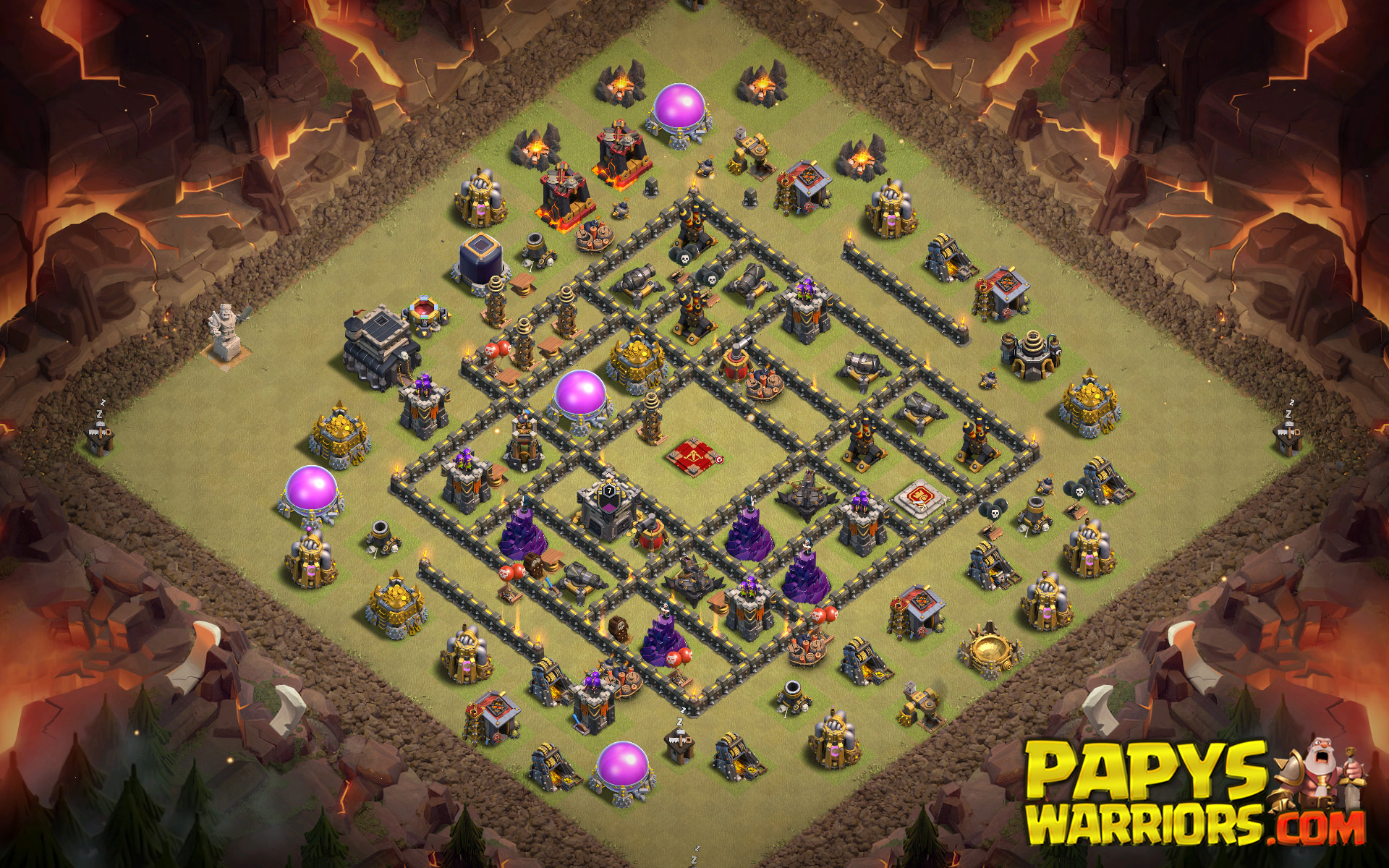 WAR BASE TH9 PAPYS WARRIORS 25