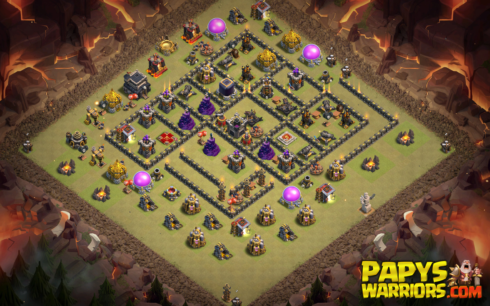 WAR BASE TH9 PAPYS WARRIORS 26