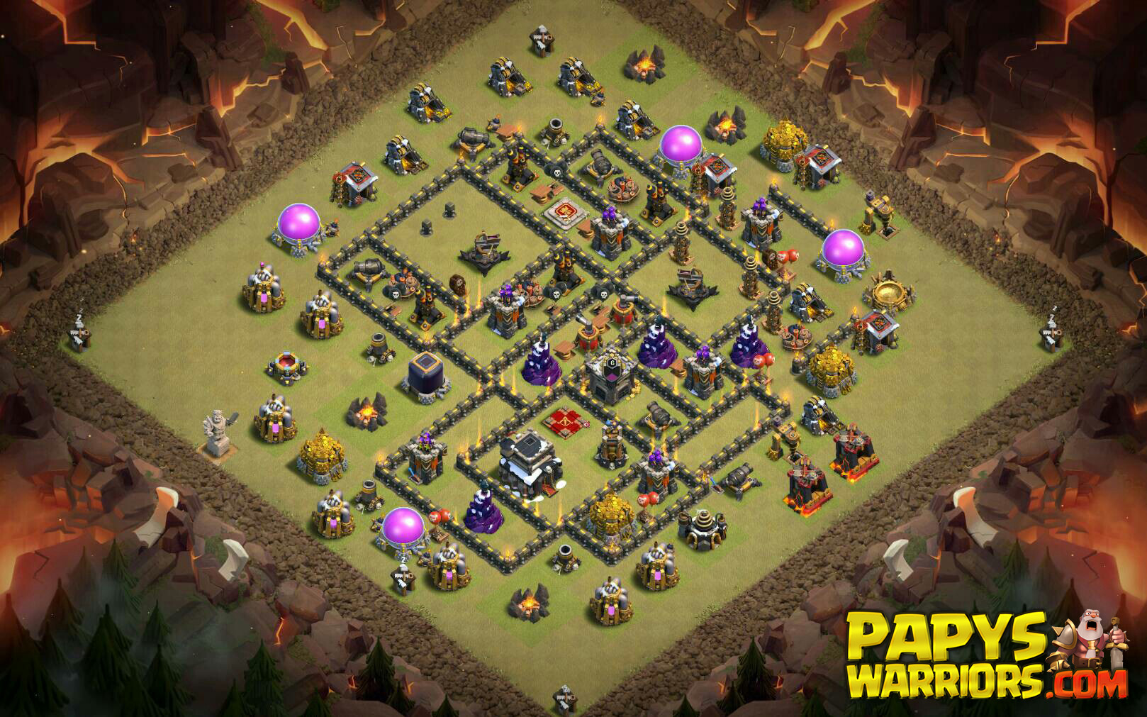 WAR BASE TH9 PAPYS WARRIORS 8