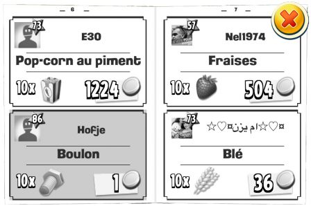 10 boulons 1 piece journal hay day