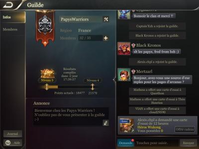 Aov guilde papys warriors