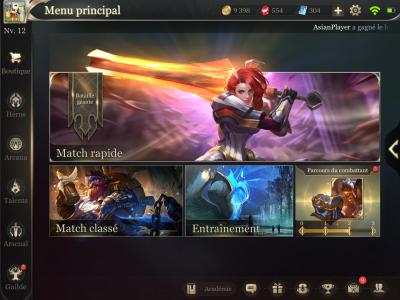 Aov menu principal