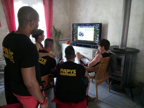 Apero irl papys warriors clash of clans atelier