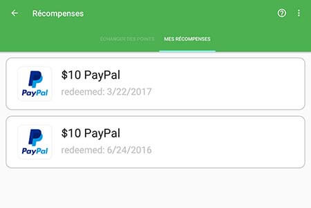 Appkarma paypal recompense