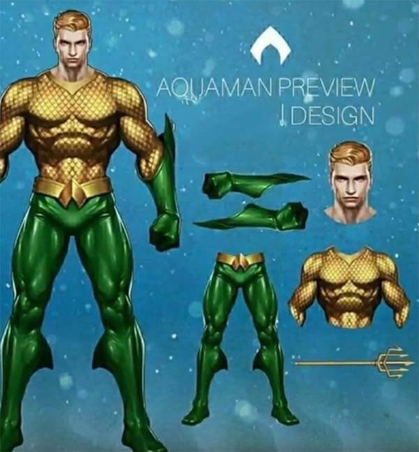 Aquaman preview design arena of valor