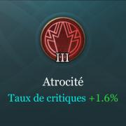 Arcana 3 rouge atrocite aov