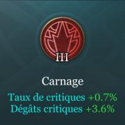 Arcana 3 rouge carnage aov