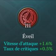 Arcana 3 rouge eveil aov