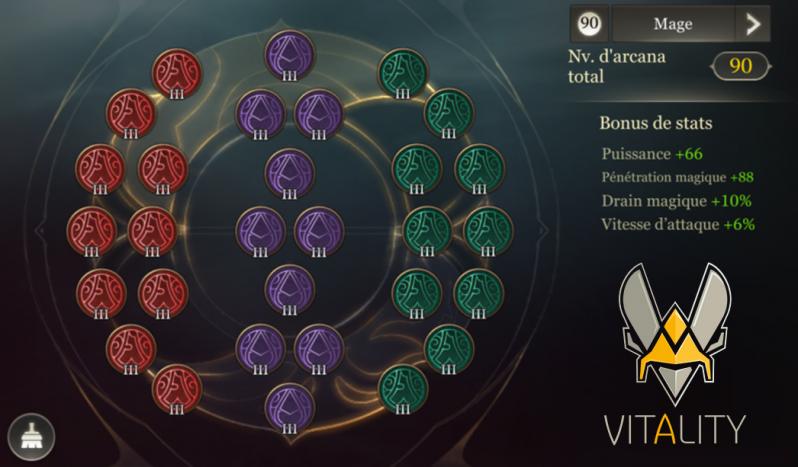 Arcana mage build vitality arena of valor