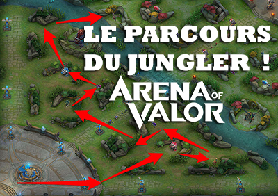 Arena of valor parcours du jungler