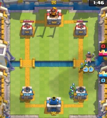 Astuce sauter cochon riviere gobelin clash royale