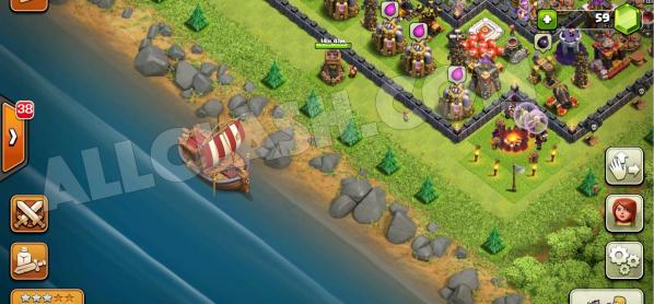 Bateau clash of clans allclash