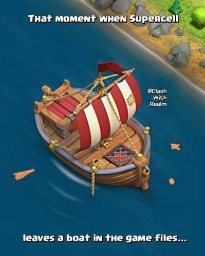 Bateau clash of clans