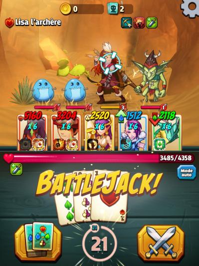 Battlejack 21 combat