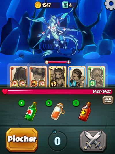 Battlejack gameplay donjon 2