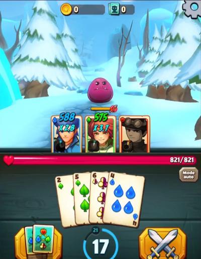 Battlejack gameplay donjon
