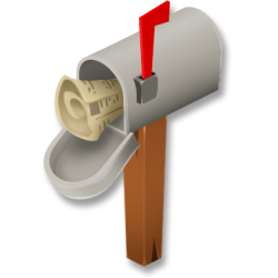 Boite aux lettres journal annonce hay day