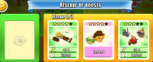 Boosts reserve capture hay day