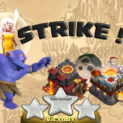 Bouliste fee attaque gdc 3 etoiles hdv 10 et 11 clash of clans