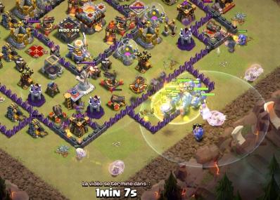 Bouliste fee horde centre base hdv 11 compo gdc clash of clans