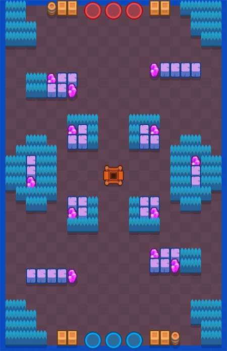 Brawl stars carte caverne de cristal