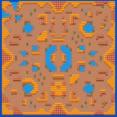 Brawl stars carte mille lacs