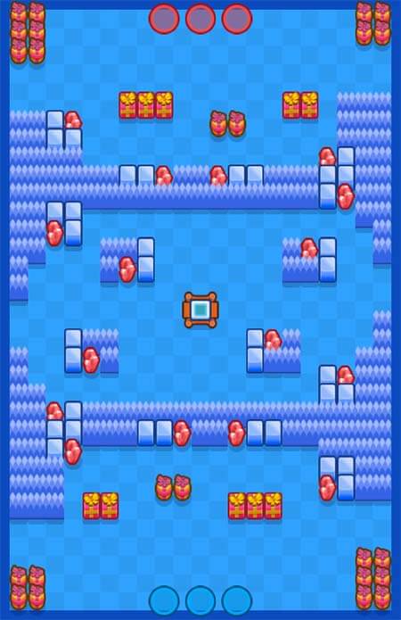 Brawl stars carte rocher glace