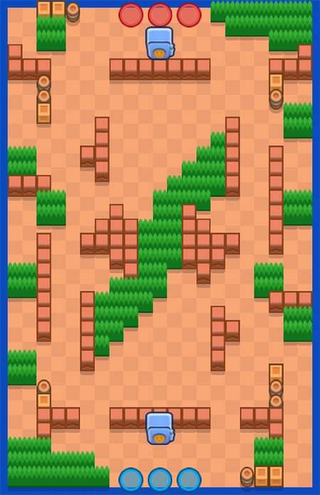 Brawl stars carte tunnel d os