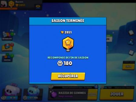 Brawl stars saison terminee